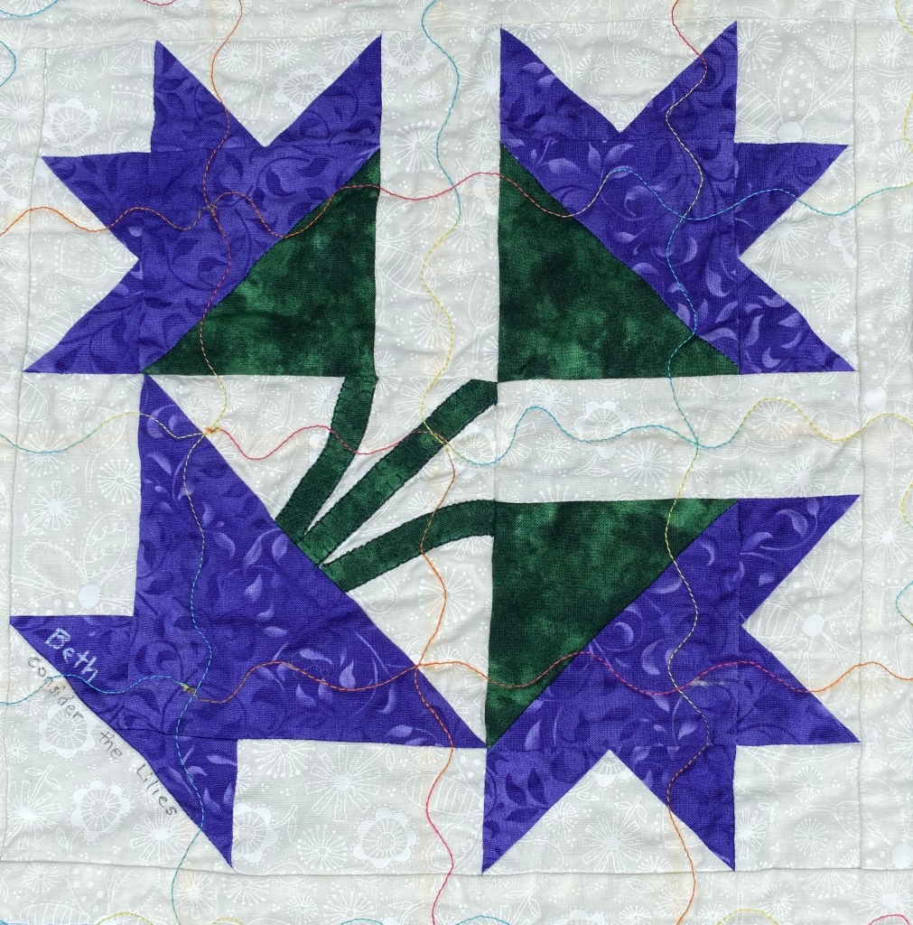 Lilies of the Valley Scripture Block